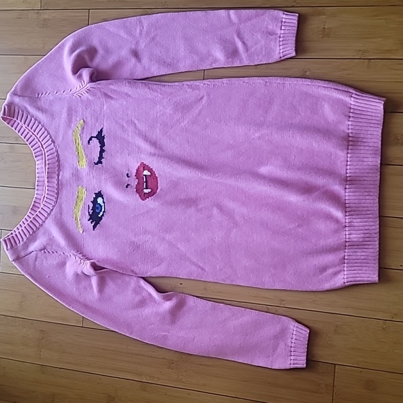 Sweater Dress VTG Betsey Johnson Vampire Fang SZ L - Picture 11 of 13